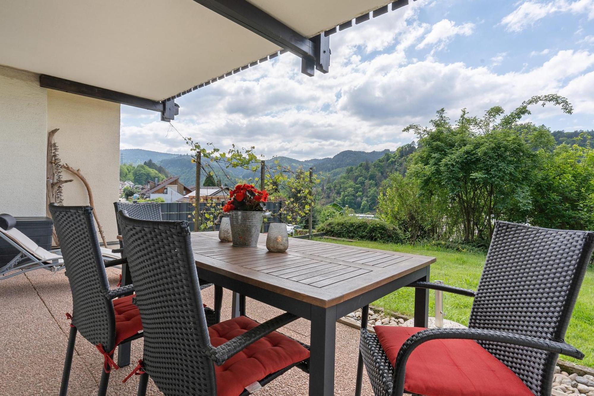 Schlossblickwohnung Schiel Gernsbach Ngoại thất bức ảnh